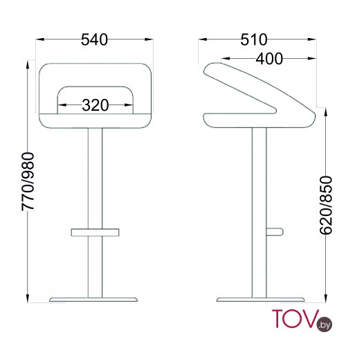 Стул барный ROSA